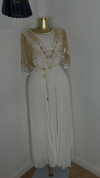 Thumbnail for Embroidery Pleated Dress