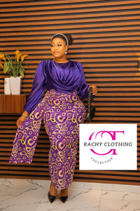 Thumbnail for Satin Top With Skirt