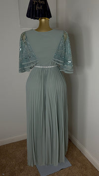Thumbnail for Embroidery Pleated Dress