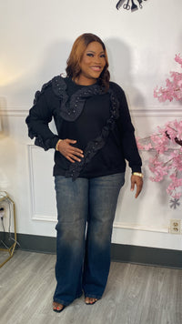 Thumbnail for Stylish Ladies Long Sleeve Sweater