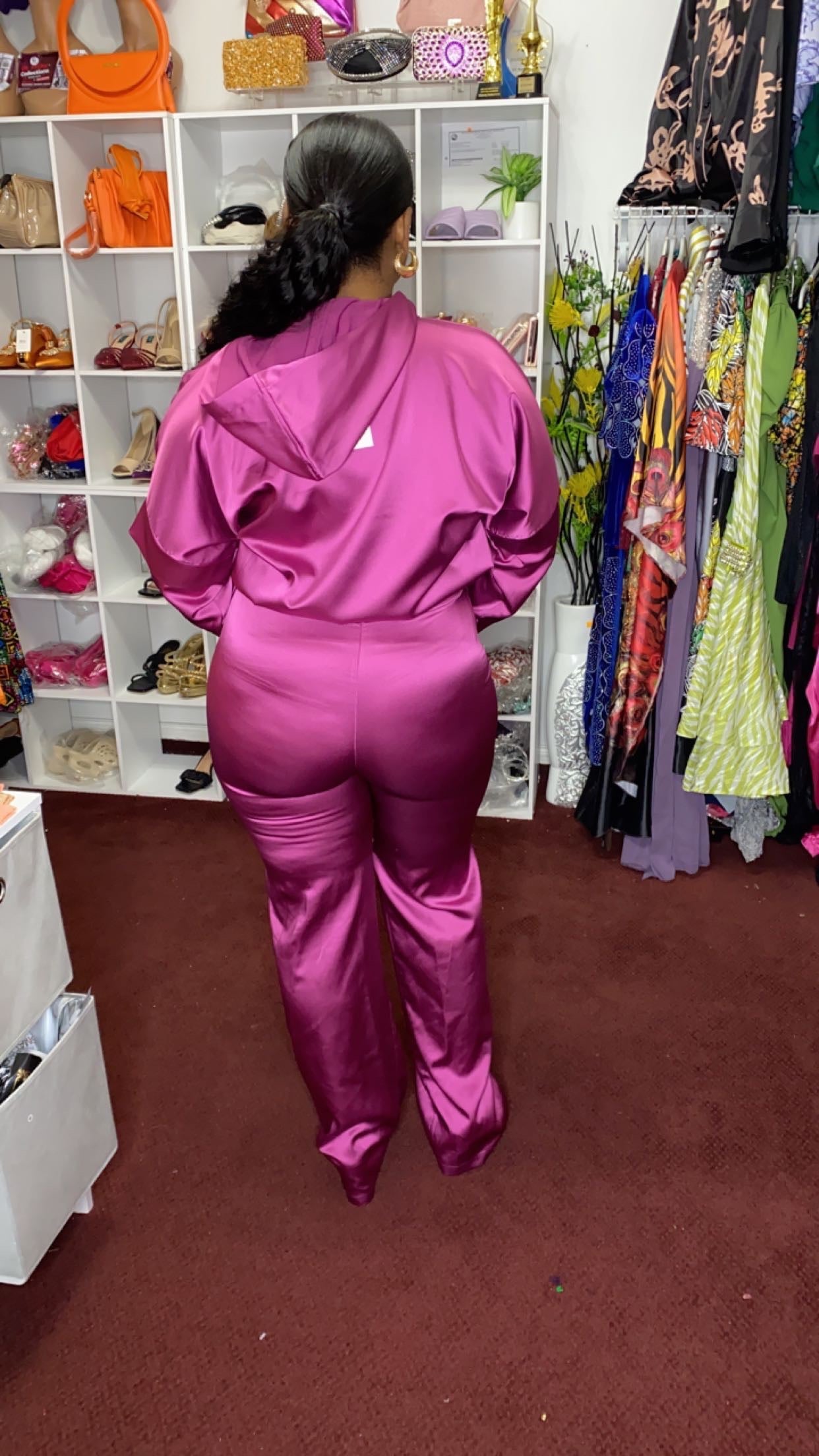 Two Pieces Jacket with bootcut pant