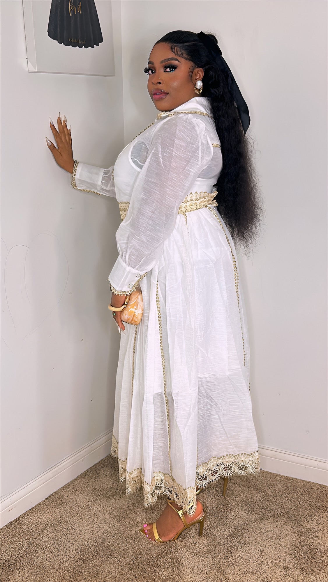 Two Pieces Skirt and blouse