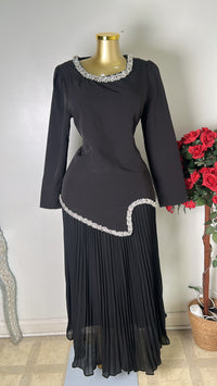 Thumbnail for Two Pieces Pleated Skirt And Top