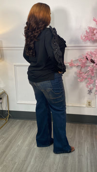 Thumbnail for Stylish Ladies Long Sleeve Sweater