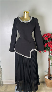 Thumbnail for Two Pieces Pleated Skirt And Top