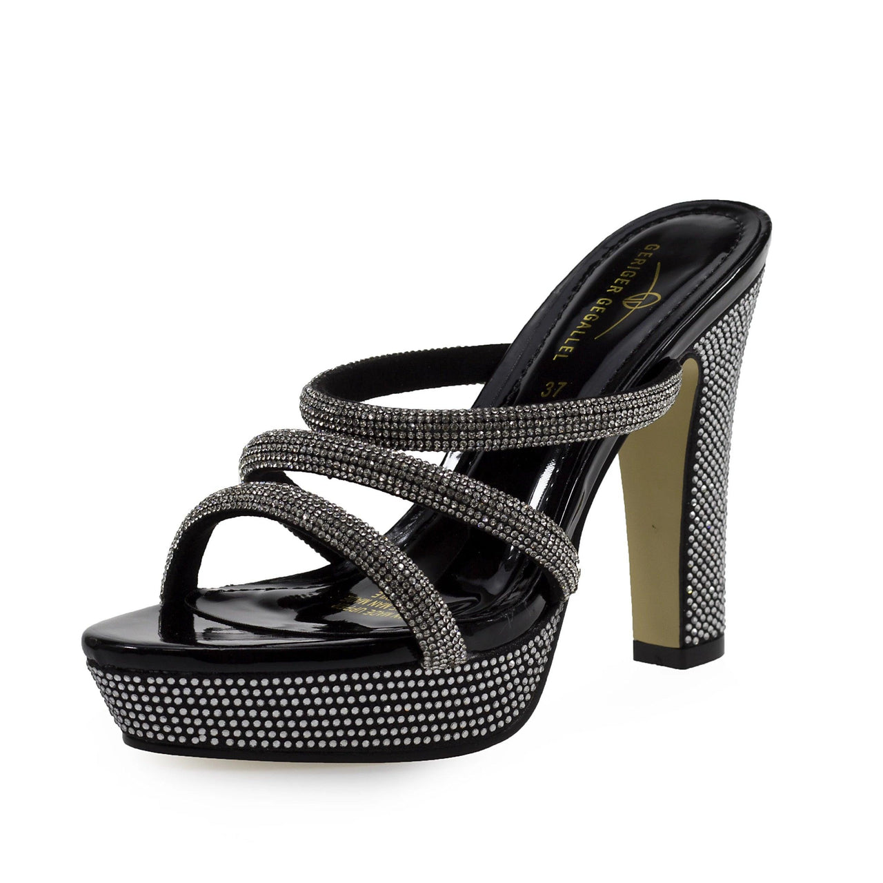 Rhinestone woman’s pumps shoe