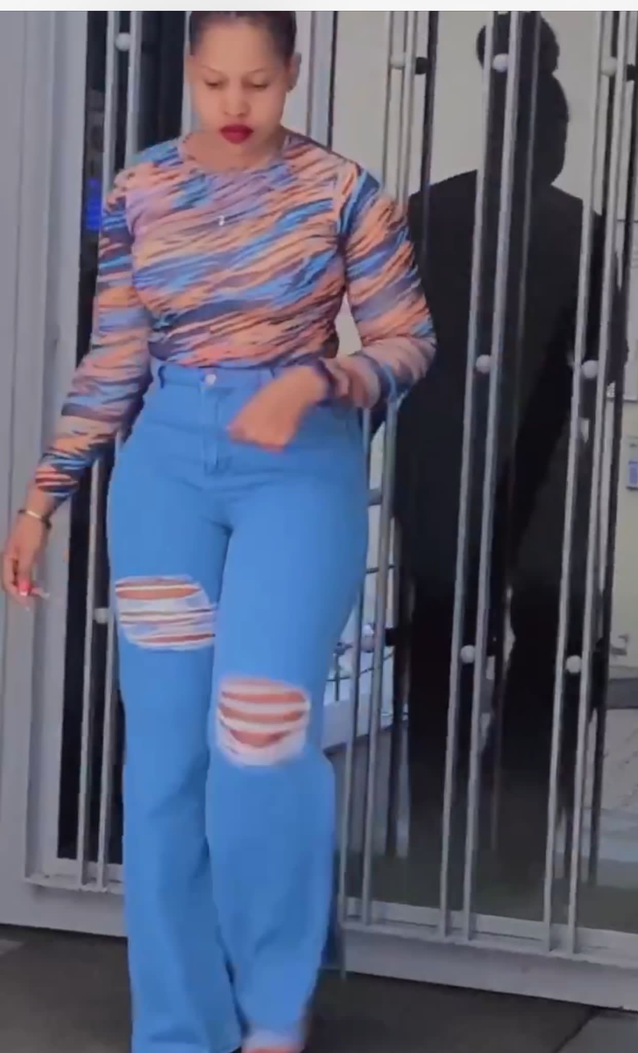 Side Slit cray Jean