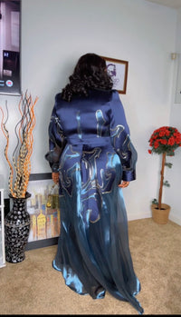 Thumbnail for Luxury Brocade Kimono Dress