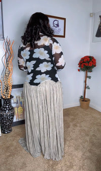 Thumbnail for Mesh Pleated Ladies Dress