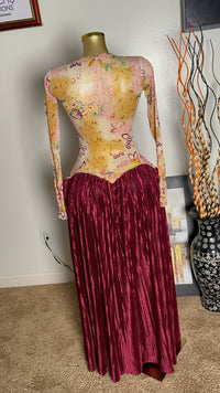 Thumbnail for Mesh Pleated Ladies Dress