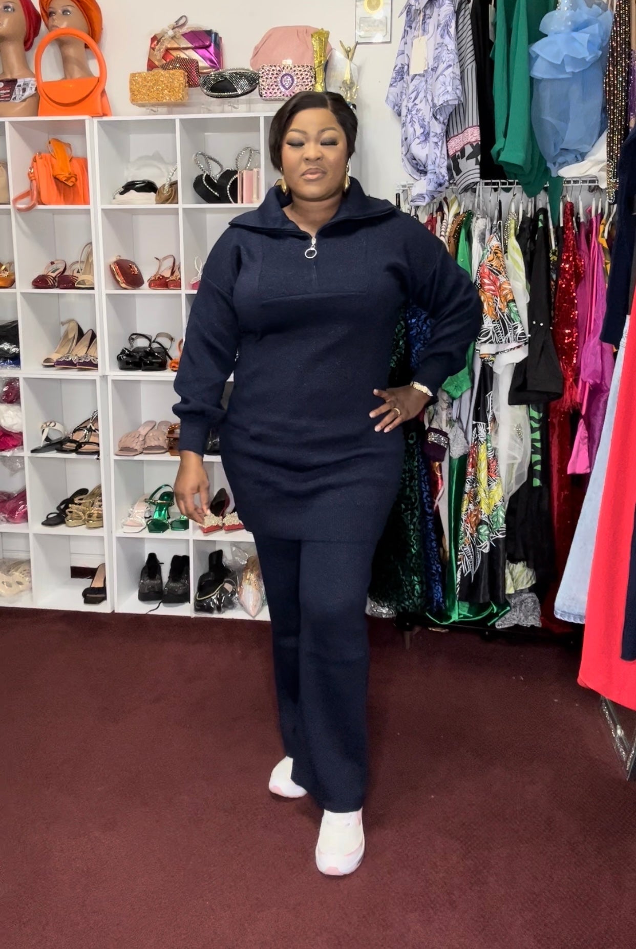 2 piece sweater Top and pant - OTRachy collection LLC