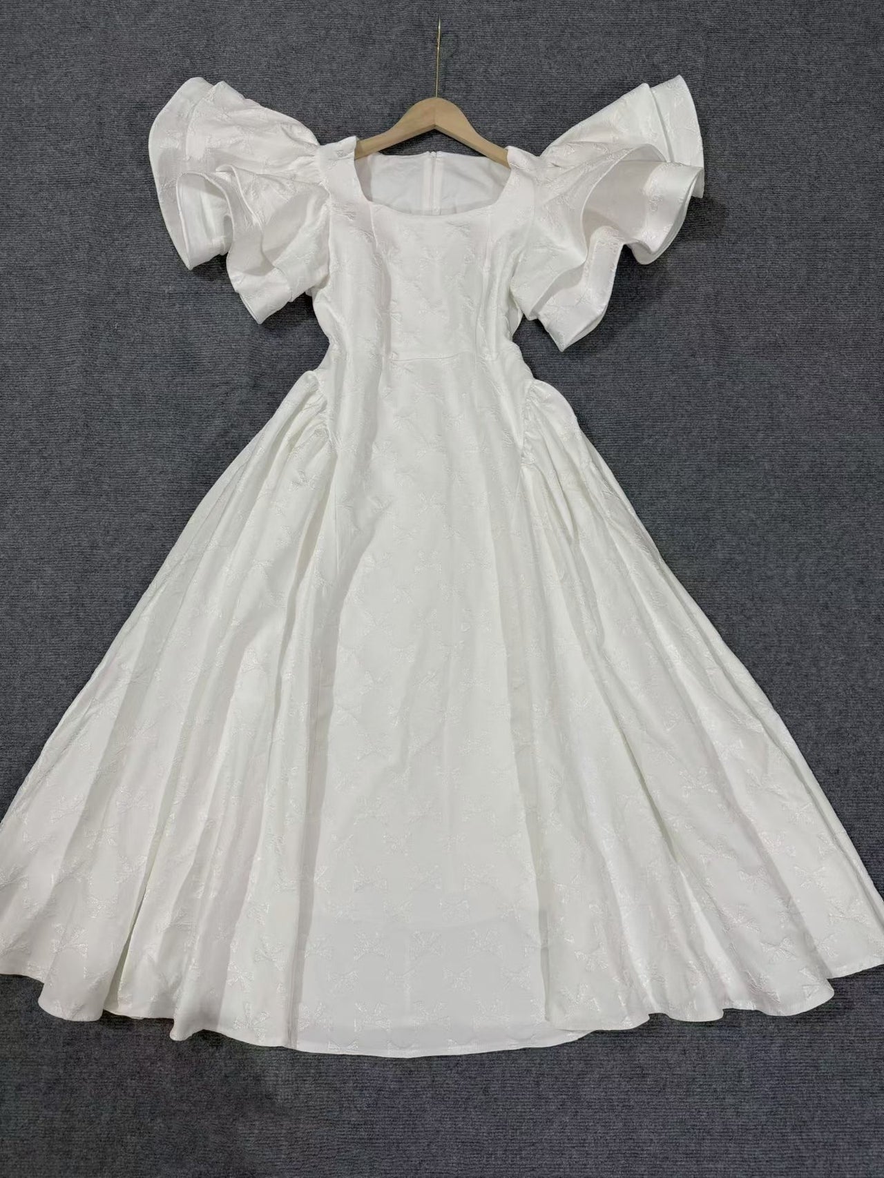 Embroidered Midi Dress