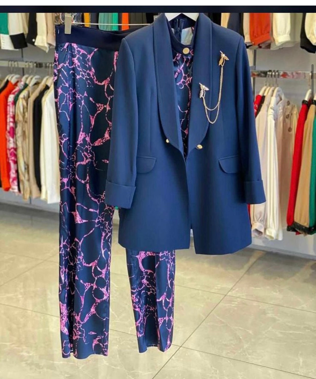 Three Pieces Blazer Set