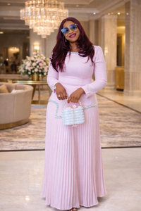 Thumbnail for Two Pieces Pleated Skirt And Top