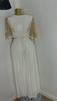 Thumbnail for Embroidery Pleated Dress