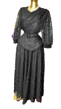 Thumbnail for Black Lace Maxi Dress