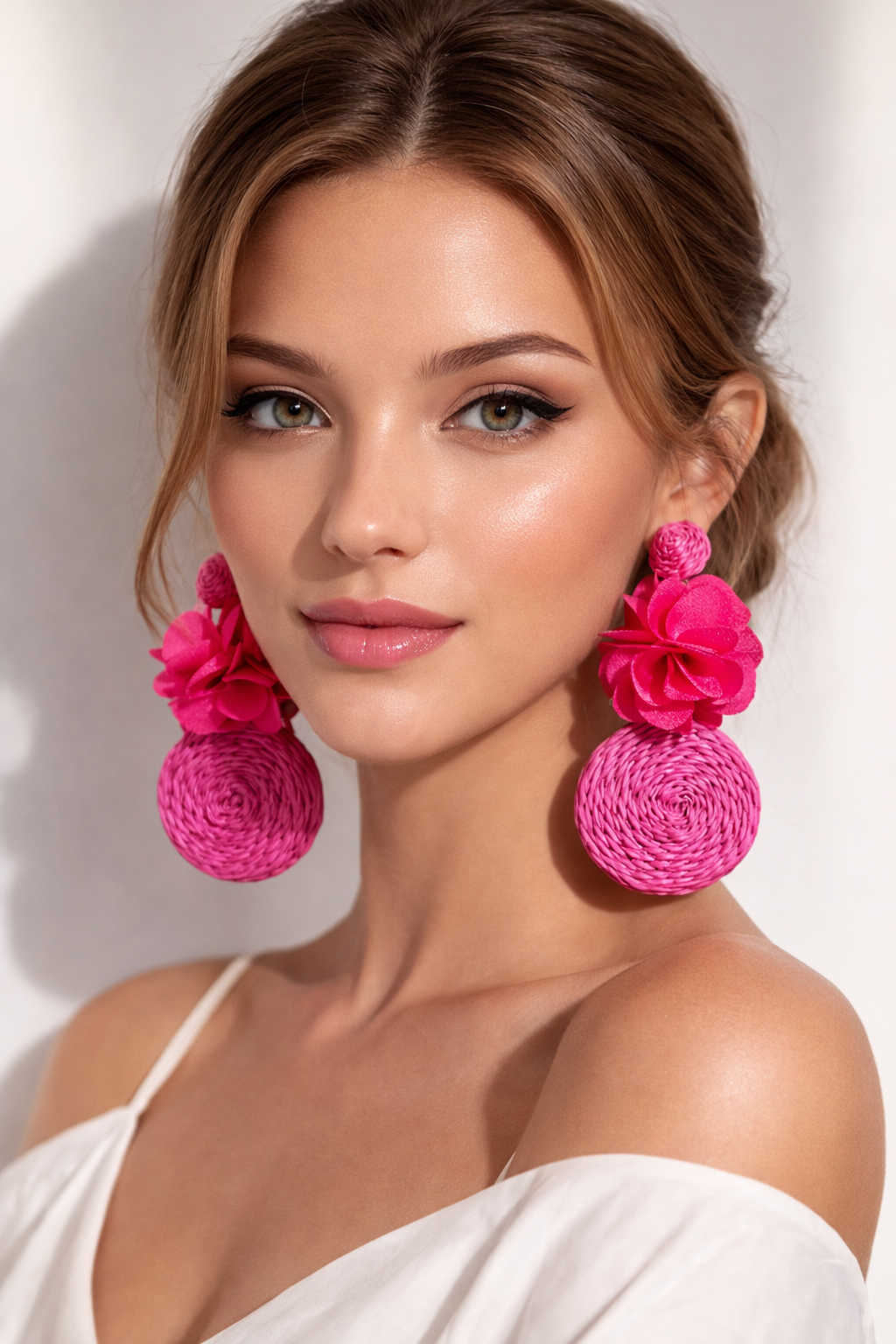 Sunflower Bloom Drop Ladies Earrings