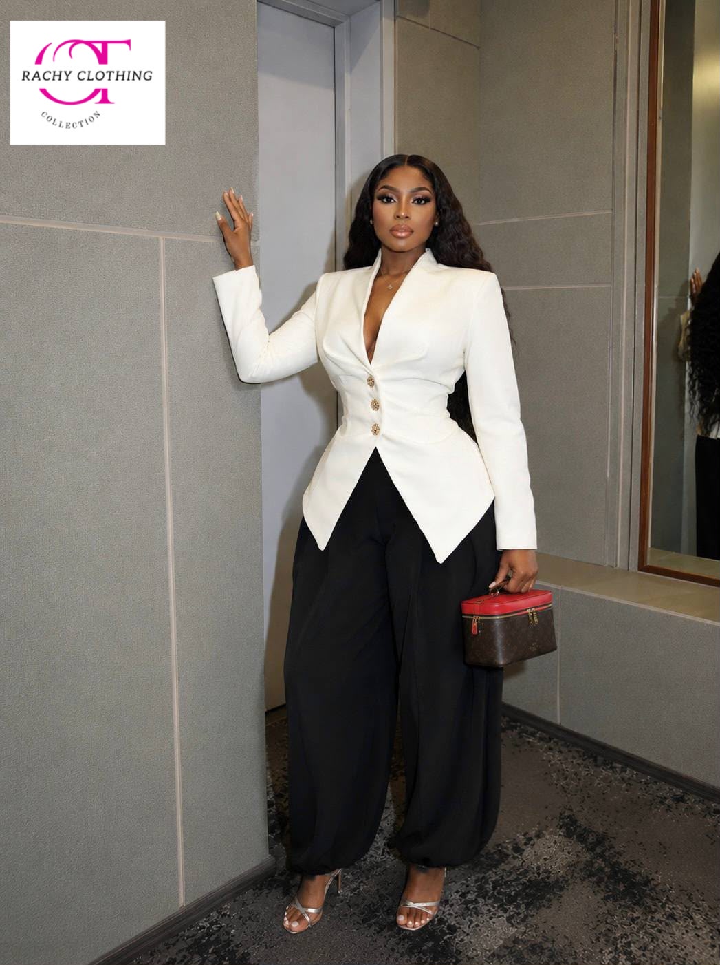 Classic Monochrome Blazer Set
