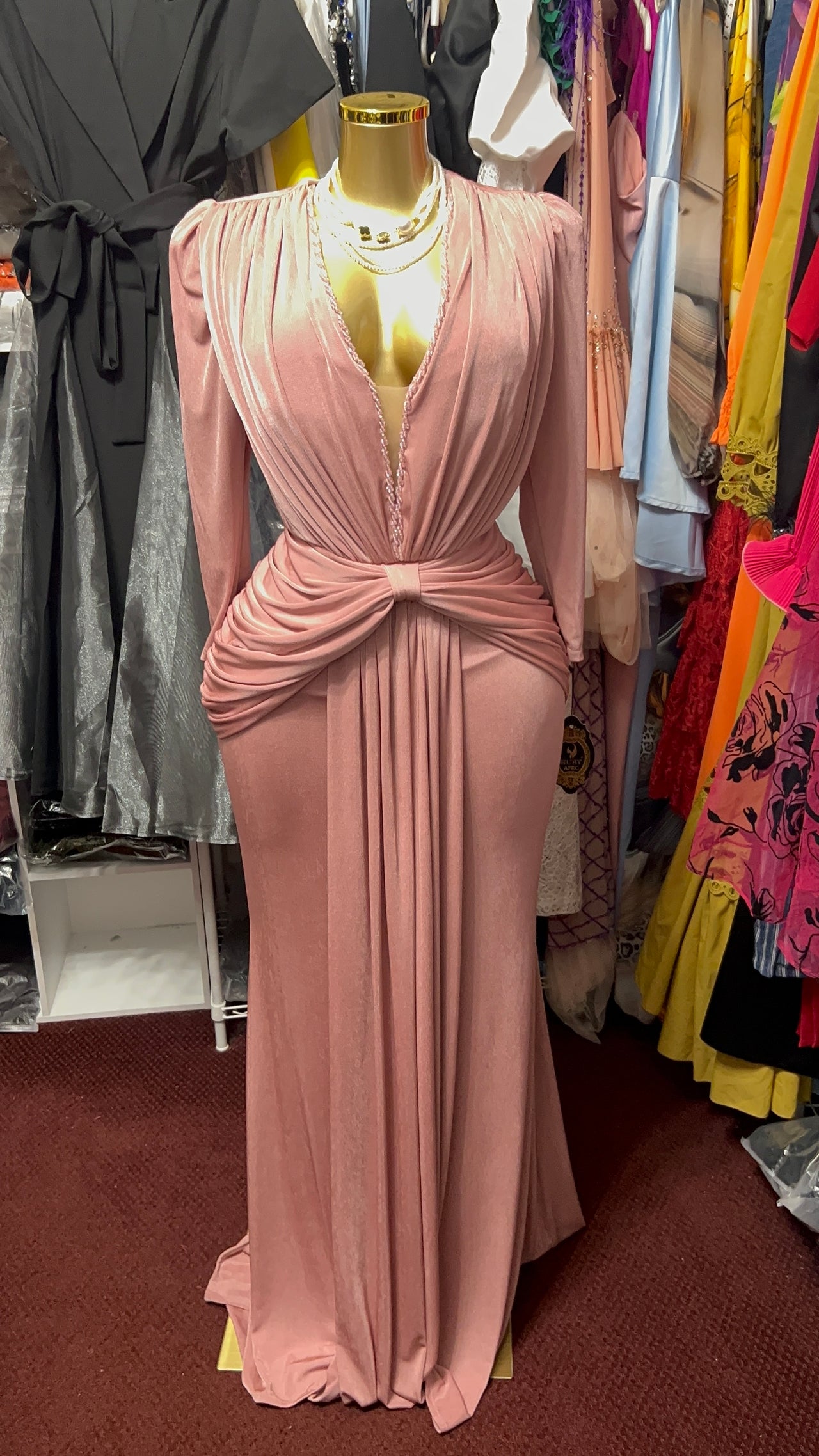 Beaded Lyra  Luxury Dress