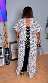Thumbnail for Kimono beaded dress