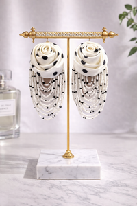 Thumbnail for Handcrafted Rose Beaded Women Earrings.