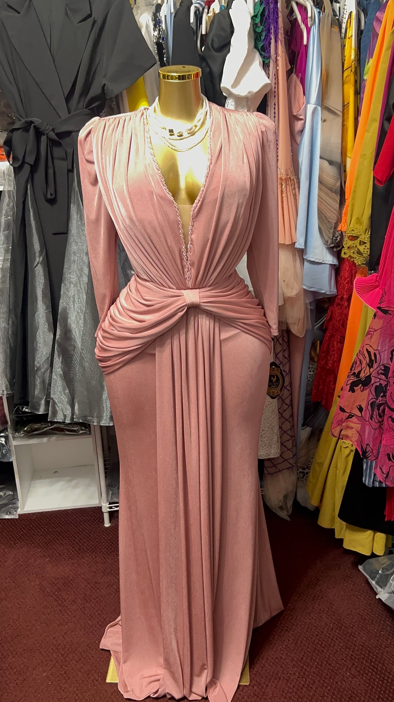 Beaded Lyra  Luxury Dress