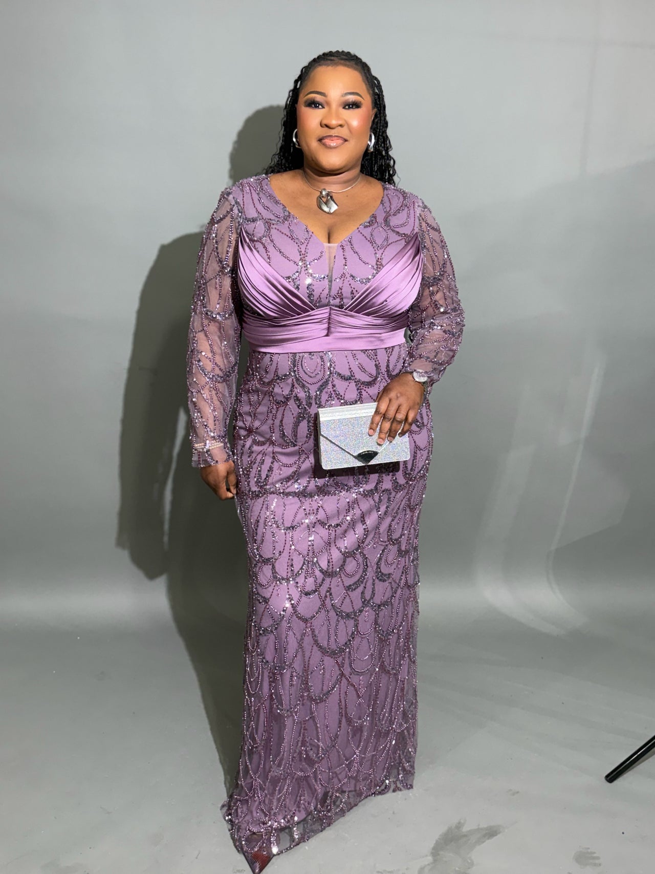 Embroidery Luxury Evening Dress