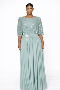 Thumbnail for Embroidery Pleated Dress