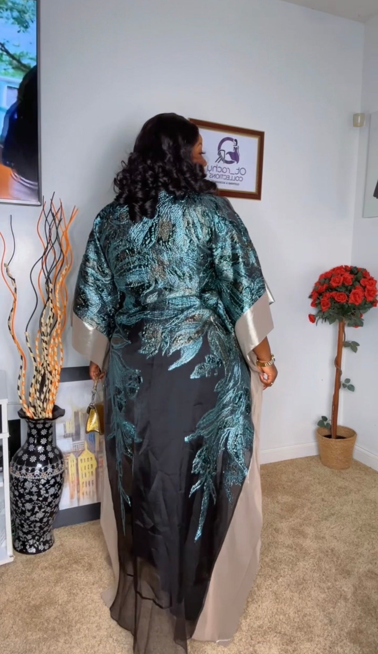 Brocade Luxury Dress