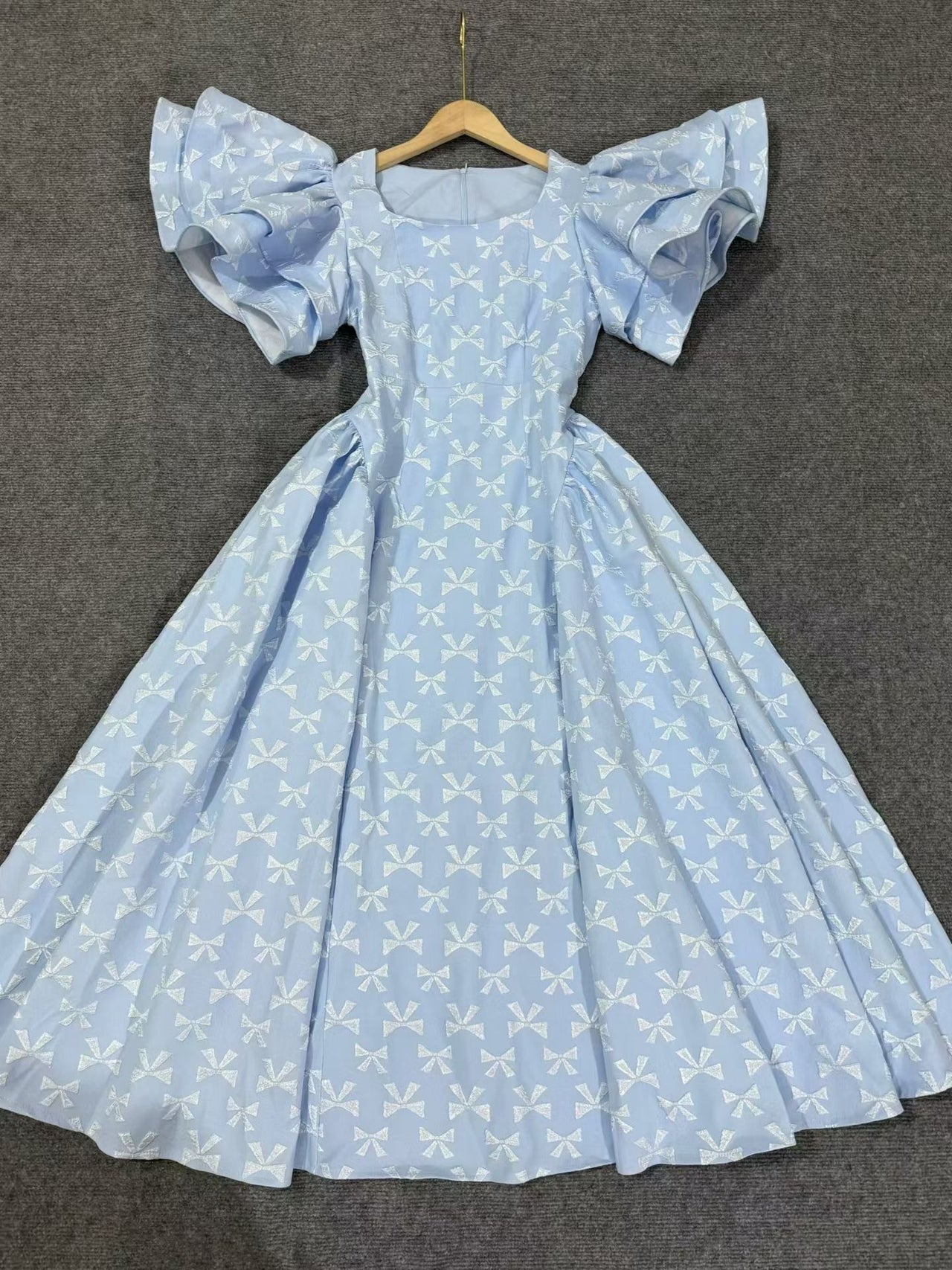 Embroidered Midi Dress