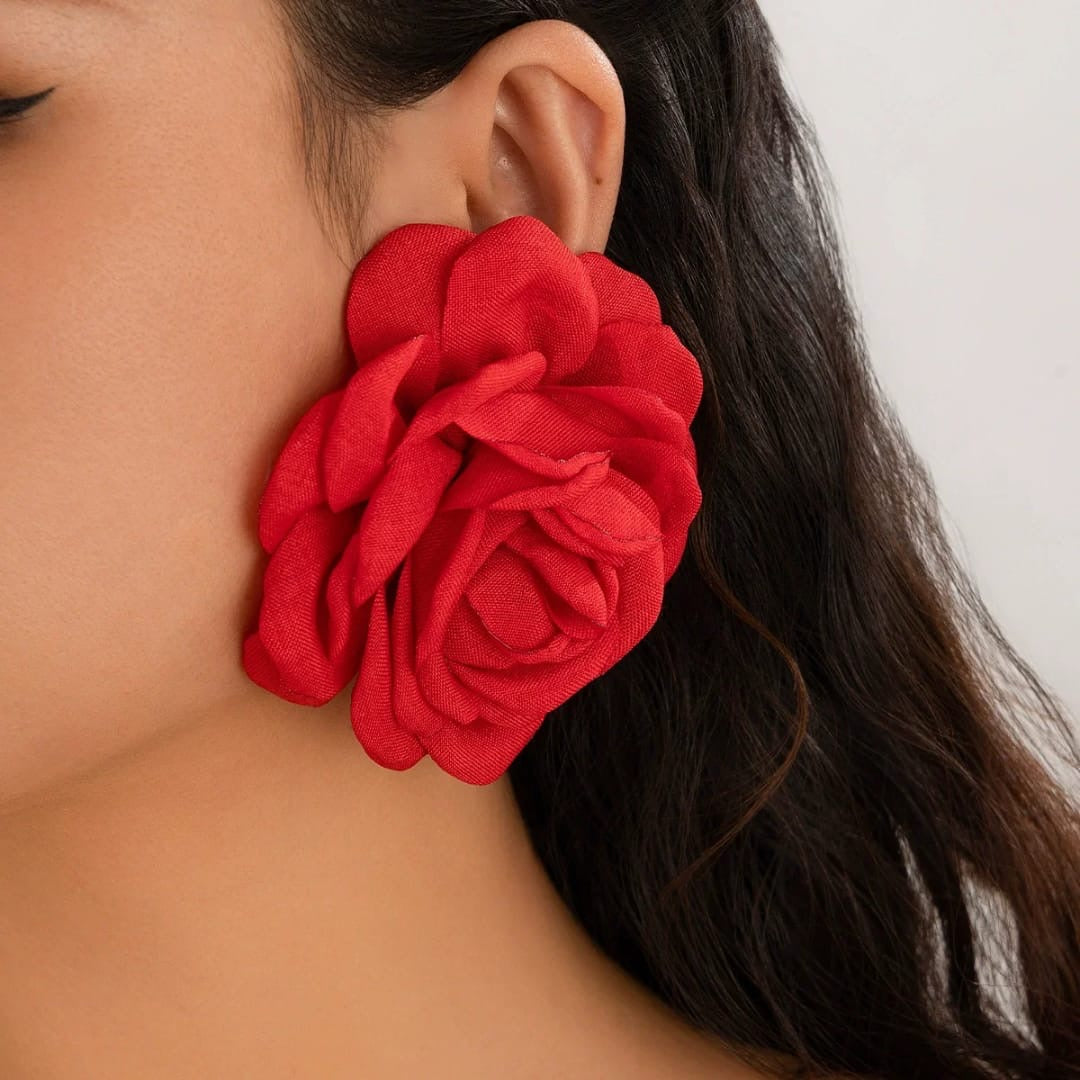 Blush Flower Earrings