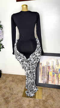 Thumbnail for Abstract Elegance Maxi Dress