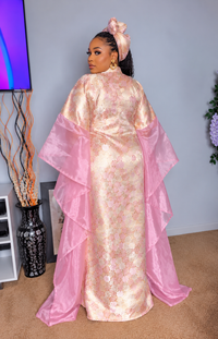 Thumbnail for Brocade Satin Bubu Dress