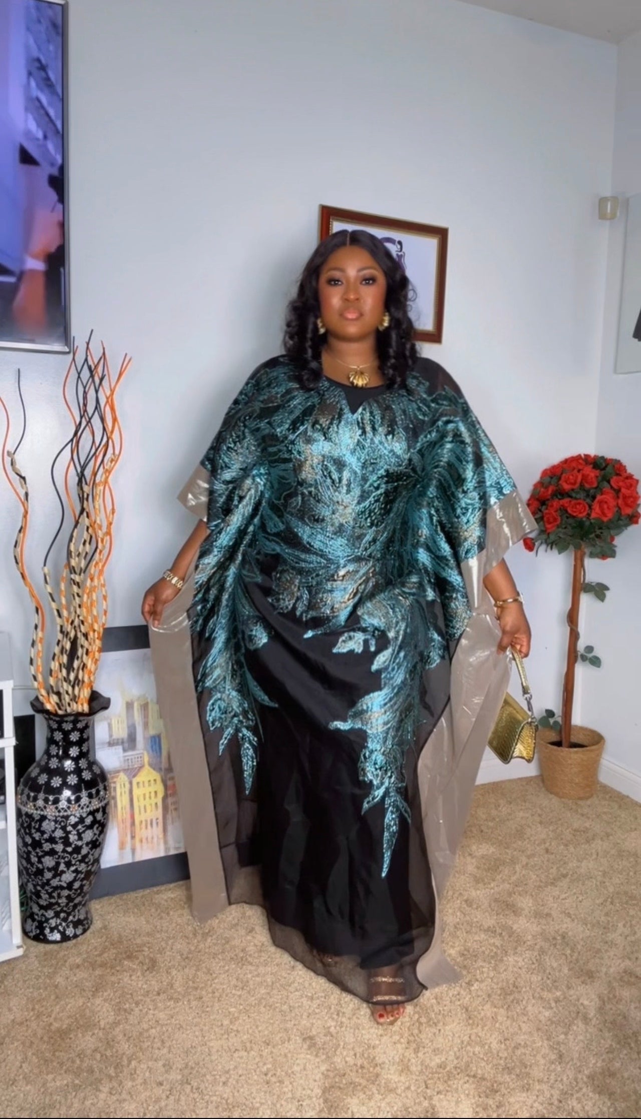 Brocade Luxury Dress