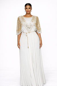 Thumbnail for Embroidery Pleated Dress