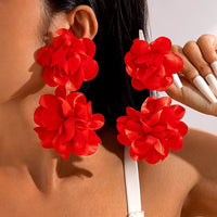Thumbnail for Big Flower Drop Earrings for Ladies