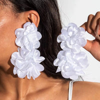 Thumbnail for Big Flower Drop Earrings for Ladies