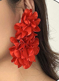 Thumbnail for Big Flower Drop Earrings for Ladies