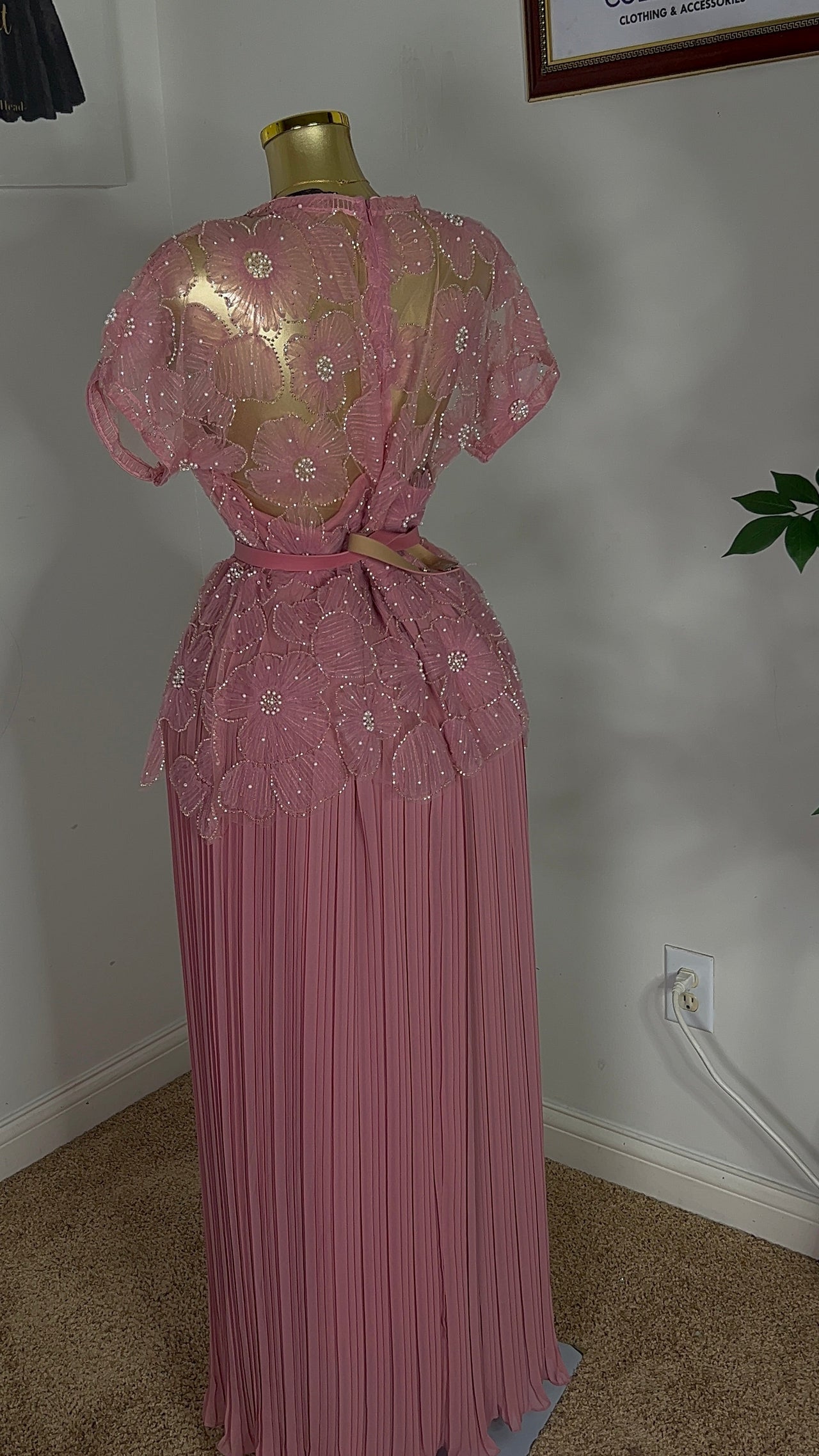 Embroidery Long Dress