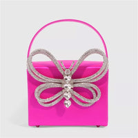 Thumbnail for Butterfly crystal purse